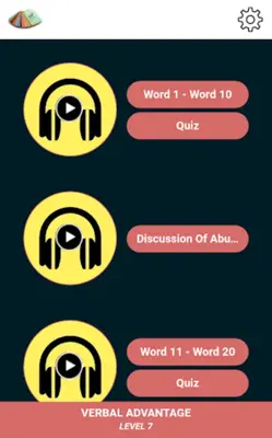 Verbal Advantage - Level 7 android App screenshot 5